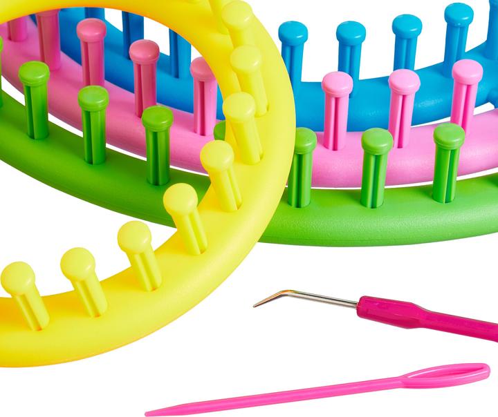Actual product image Relaxdays Knitting ring set