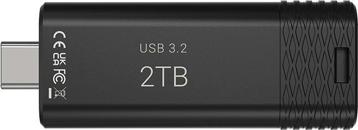 Actual product image PNY Pro Elite V3 Type-C USB 3.2 2TB Flash Drive (2000 GB, USB-C)