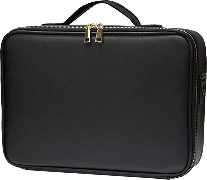 Actual product image JTI Professional make-up bag - black with gold details