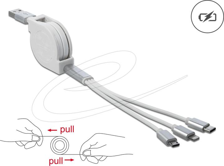 Produktbild Delock USB 3.0-Adapterkabel (0.98 m, USB 2.0)