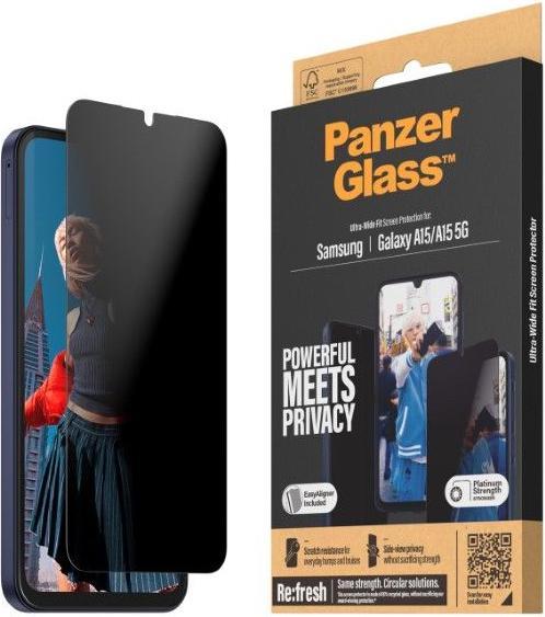 Immagine prodotto PanzerGlass Privacy (1 Pezzo/i, Samsung Galaxy A15)