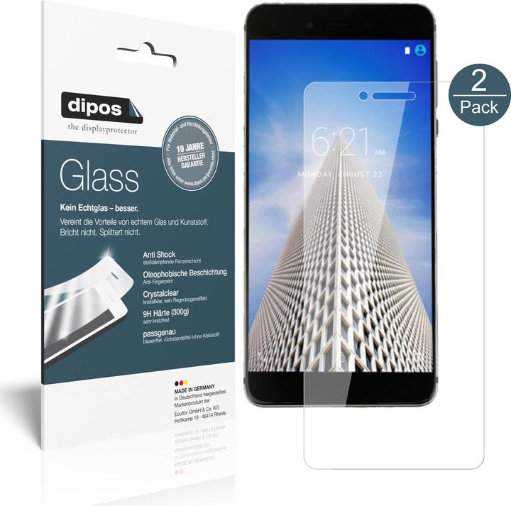 Produktbild Dipos Displayschutz Anti-Shock (2 Stück, Vernee Mars Pro)