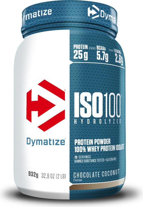 Produktbild Dymatize ISO 100 Hydrolyzed (Schokolade Kokosnuss, 1 Stk., 932 g)