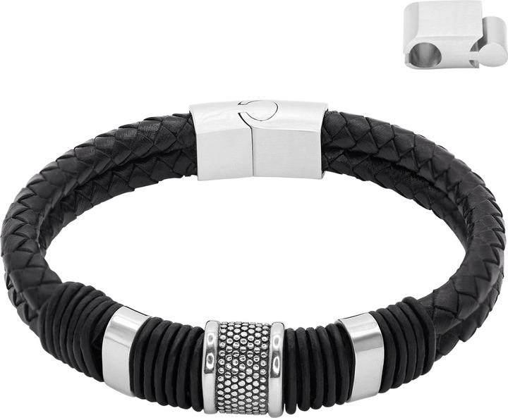 Heideman Lederarmband Kian (19 cm, 100% Leder)