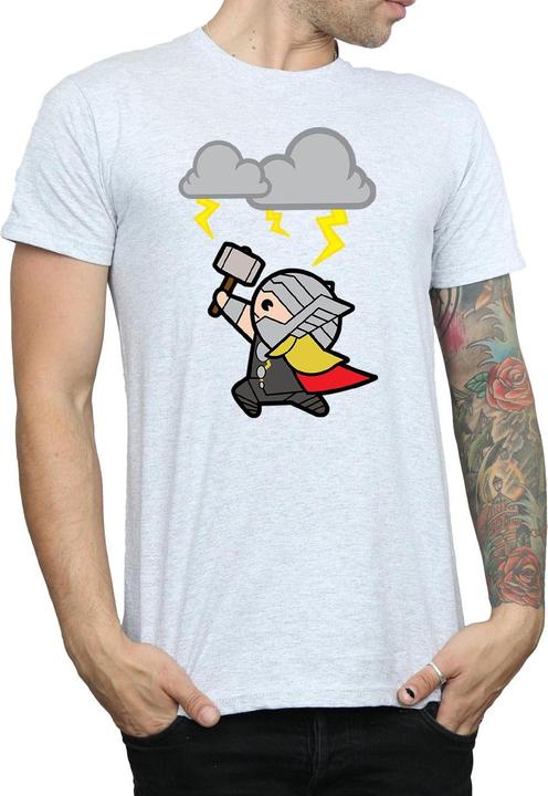 Immagine prodotto Kawaii Thor God Of Thunder Maglietta Uomo (M)