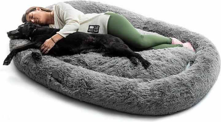 Produktbild InnovaGoods Hundebett für Menschen | Human Dog Bed XXL Grey (Hund)