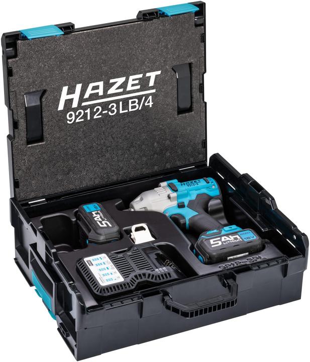 Image du produit HAZET HZ 9212-3LB/4 - Clé à choc sans fil 700 Nm- 1/2 pouce (Fonctionnement sur batterie)