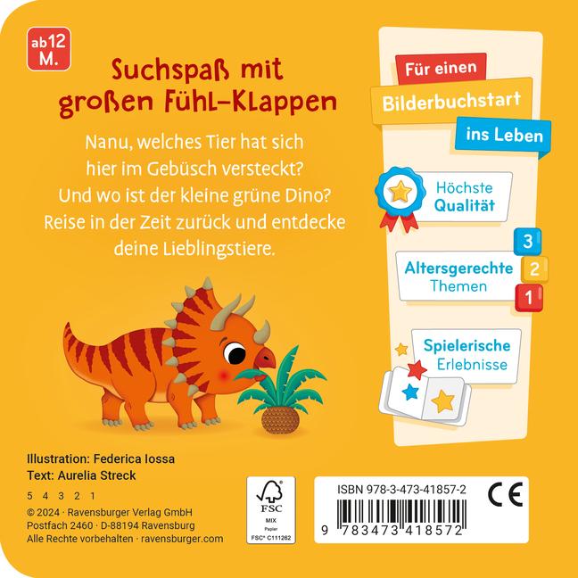 Actual product image Ravensburger Where are you, little dino? (German)