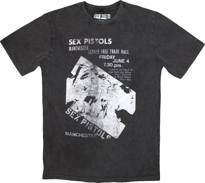 Actual product image Sex Pistols Manchester Flyer Stone Wash (L)