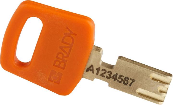 Actual product image Brady SafeKey Compact nylon lockout padlocks