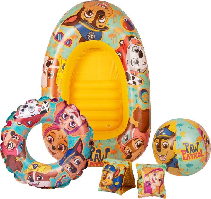 Produktbild Sambro PAW Patrol Schwimmset mit Boot, 5-teilig.