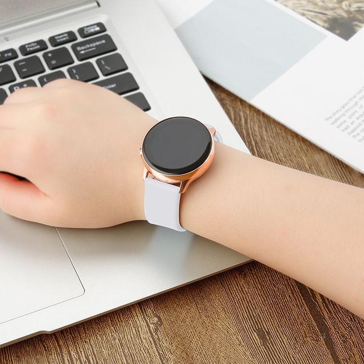Produktbild Hurtel Silicone Strap TYS wristband for smartwatch, universal, 22mm, dark blue (22 mm, Silikon)