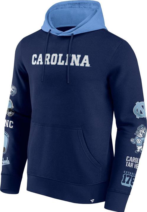 Fanatics North Carolina Tar Heels NCAA Sleeve Patches Hoody - S (S)