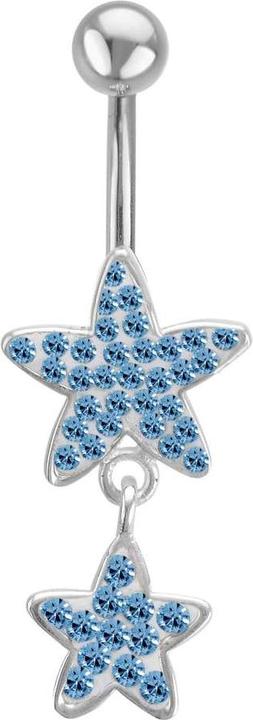 Bijouteria Bauchpiercing (Chirurgenstahl 316L, Kristall)