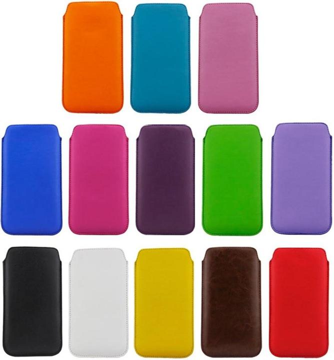 Produktbild König Design Handyhülle Tasche Slide Hülle Pink (Apple iPhone 6 Plus)