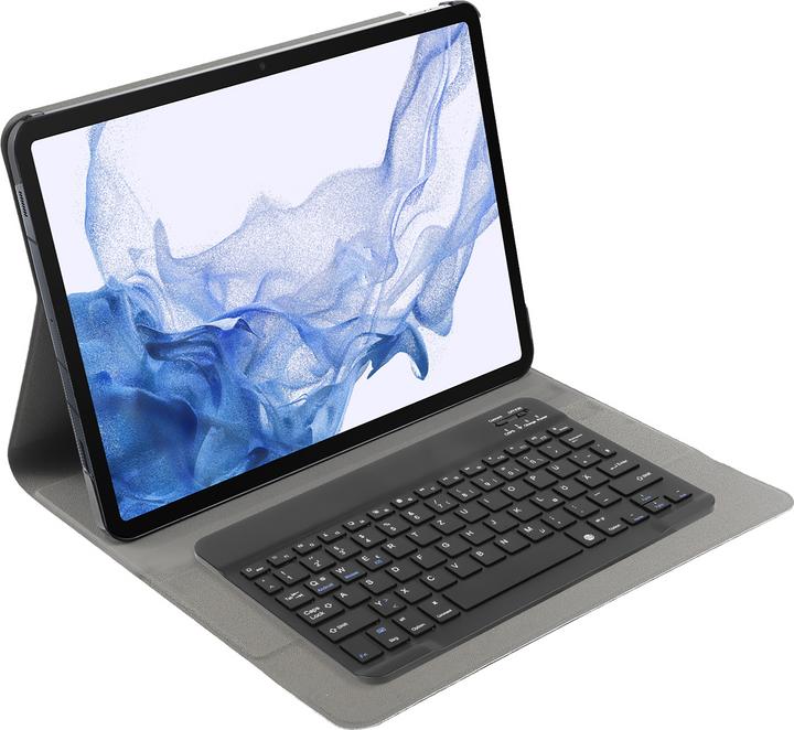 Produktbild Cazy Tastatur Hülle Kompatibel mit Samsung Galaxy Tab S8+ - Schutz Etui mit magnetisch Abnehmbarer (DE, Galaxy Tab S8+)