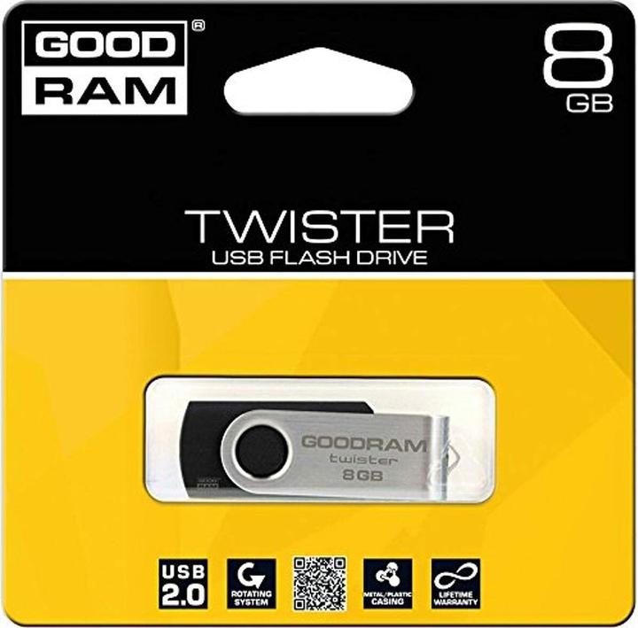 Image du produit Goodram Clé USB TWISTER (8 Go, USB-A)