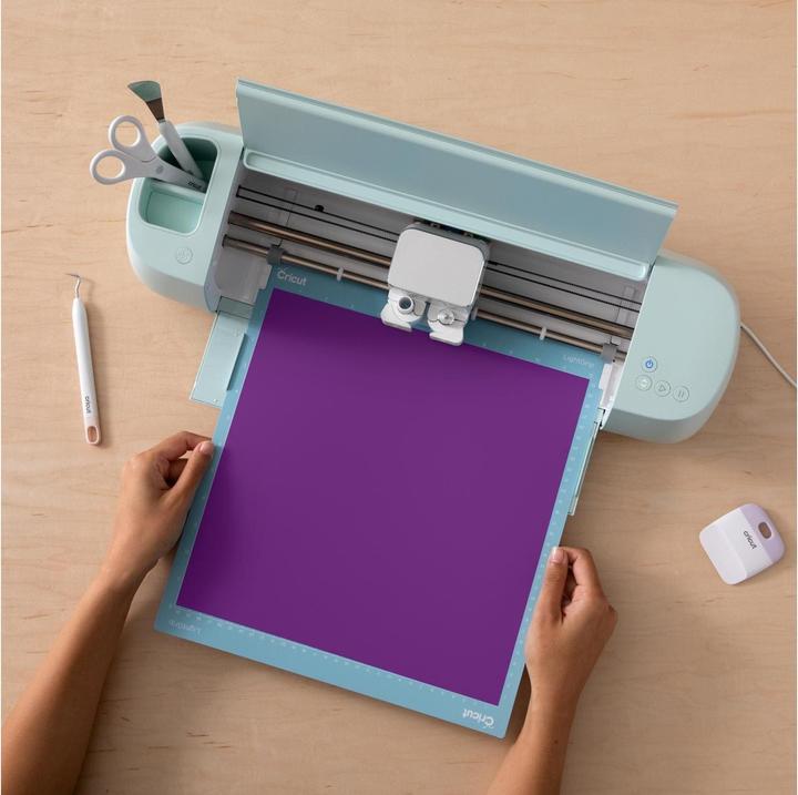 Produktbild Cricut Vinylfolie Wärmeaktiviert 30 x 60 cm, Violett/Türkis (1 x)