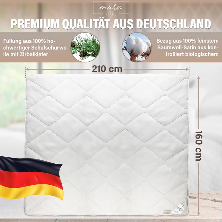 Produktbild Mara Vital Zirbendecke (240 x 240 cm)