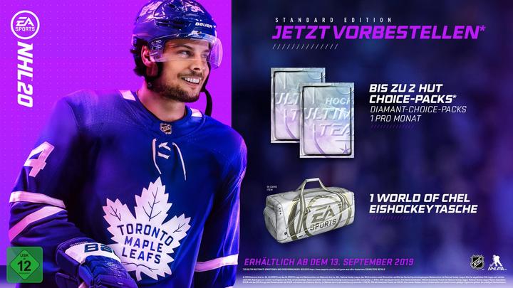 Actual product image EA Games NHL 20 (Xbox One X, Xbox Series X, DE, FR)