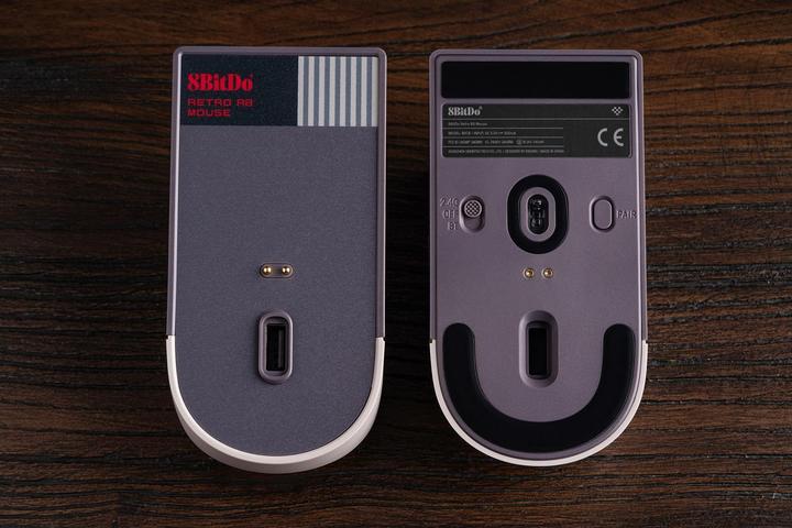 Produktbild 8bitdo Retro R8 Mouse with Charging Dock N version 85CB02 (Kabelgebunden, Kabellos, Docking)