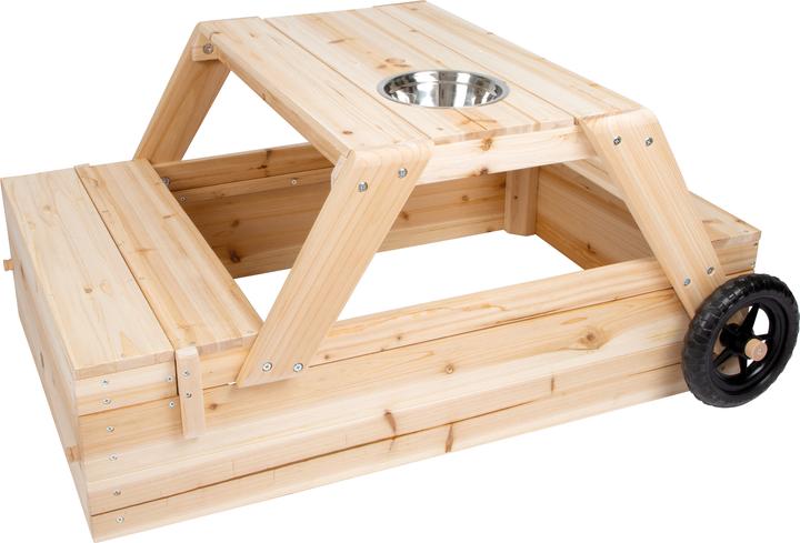 Productafbeelding small foot Zandbak met zitje en moddertafel