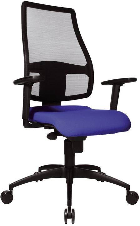 Productafbeelding Topstar Syncro Net bureaustoel, SN100 T38 blauw, zwarte stof