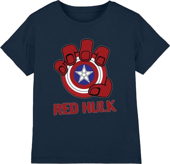 Immagine prodotto Captain America Maglietta Hulk Rosso Scudo Bambini (128)