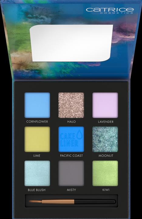 Actual product image Catrice Colour Blast Eyeshadow Palette 020 Blue meets Lime (020 Blue meets Lime)