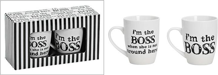 Actual product image G. Wurm Coffee cup set of 2, Boss, 250 ml, 2 pieces, White (250 ml, 2 x)
