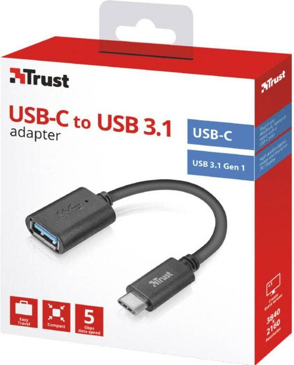 Actual product image Trust USB-C to USB3.0 Converter (0.09 m, USB 3.0)