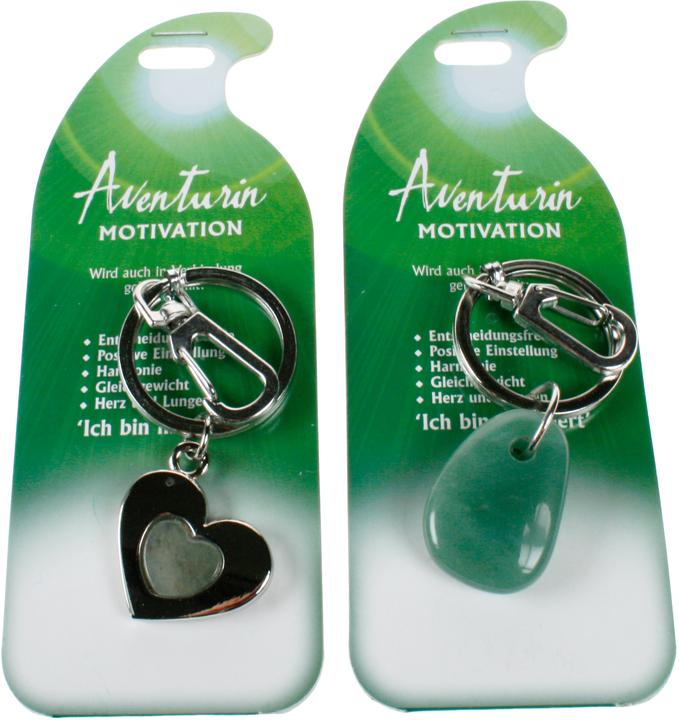 Roost Schlüsselanhänger Motivation G231 Gr. Aventurin 2 Motive (assortiert) (Gr. Aven)