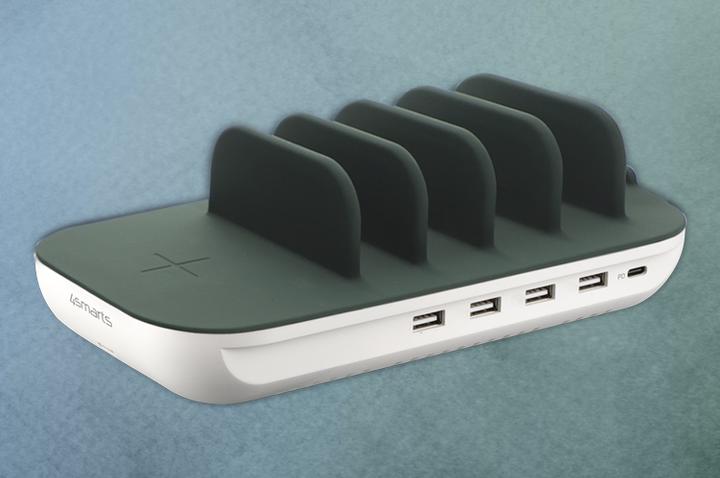 Produktbild 4smarts Family Evo 63W mit Qi-Ladefläche (18 W)