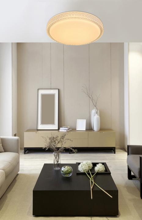 Produktbild Globo Deckenleuchte Ovi weiss 1xLED (1600 lm)
