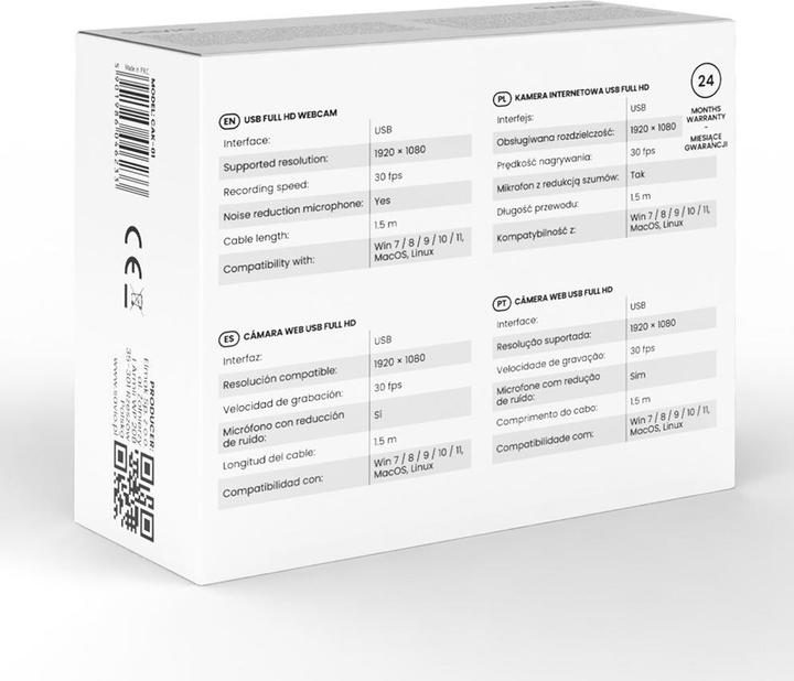 Produktbild Savio CAK-01 - 1920 x 1080 Pixel - 30 fps - MP4 - BMP,JPG - USB - Schwarz (2.10 Mpx)