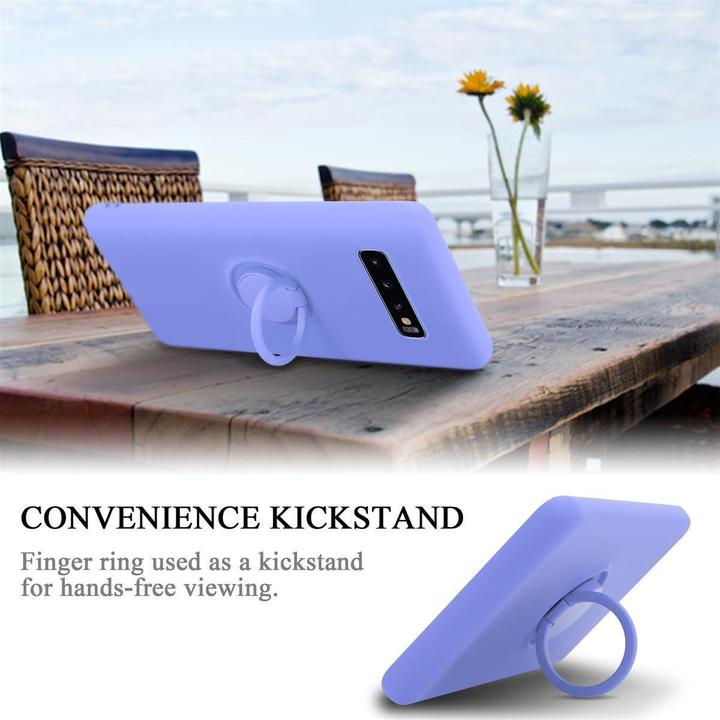 Image du produit Cadorabo TPU Liquid Ring Silicone Case Cover (Samsung Galaxy S10+)