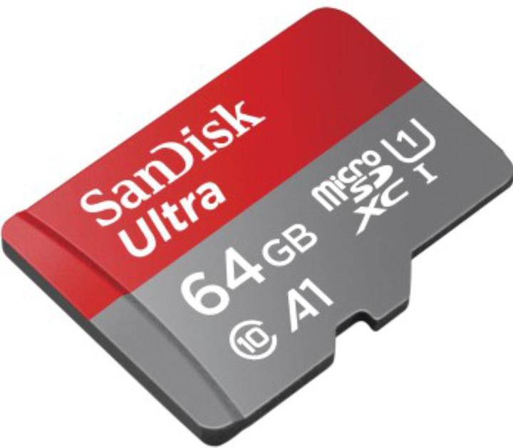 Actual product image SanDisk Ultra mit Adapter (2-Pack) (64 GB, microSDXC, U1, UHS-I)