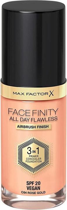 Actual product image Max Factor Podkład FACEFINITY All Day Flawless 3in1 nr C64 Rose Gold 30ml (Rose gold)
