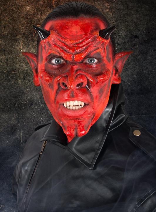 Produktbild Maskworld Teufel Halbmaske