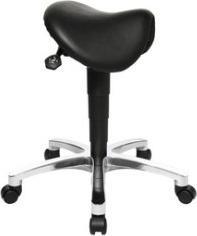 Produktbild Topstar Sitzhocker/Stehhilfe "Bonanza", Echtleder, schwarz