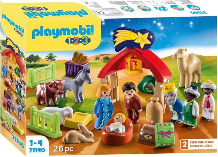 Produktbild Playmobil 1.2.3. Krippe (711410, Playmobil 1.2.3)