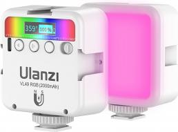 Image du produit Ulanzi VL49 LED-Lampe – RGB, WB (2500 K – 9000 K), weiss