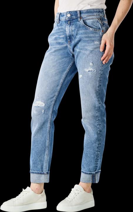Produktbild Replay Marty Jeans Boyfriend Fit Light Blue Destroyed (W30/L28)