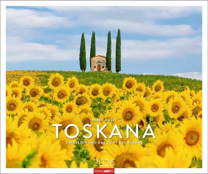 Produktbild Toskana Kalender 2026 - Zypressen und das Licht des Südens (55 x 46 cm, Deutsch)