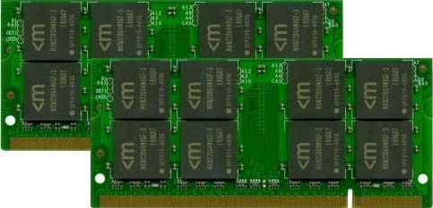 Produktbild Mushkin PC2-6400 Kit Speichermodul GB DDR2 (2 x 2GB, 800 MHz, DDR2-RAM, SO-DIMM)