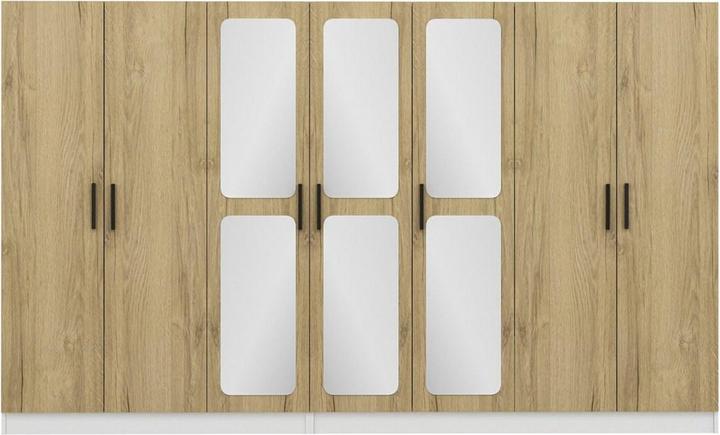 Bianco, Rovere naturale, Specchio