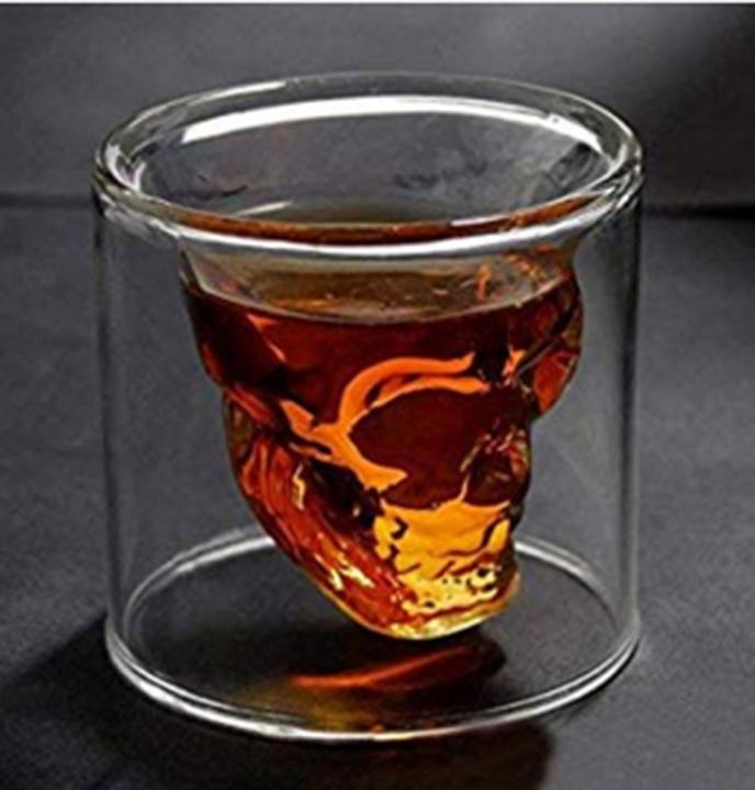 Produktbild Winkee Skull Shot Glasses - 25ml, Set of 4 (0.25 dl, 4 x)