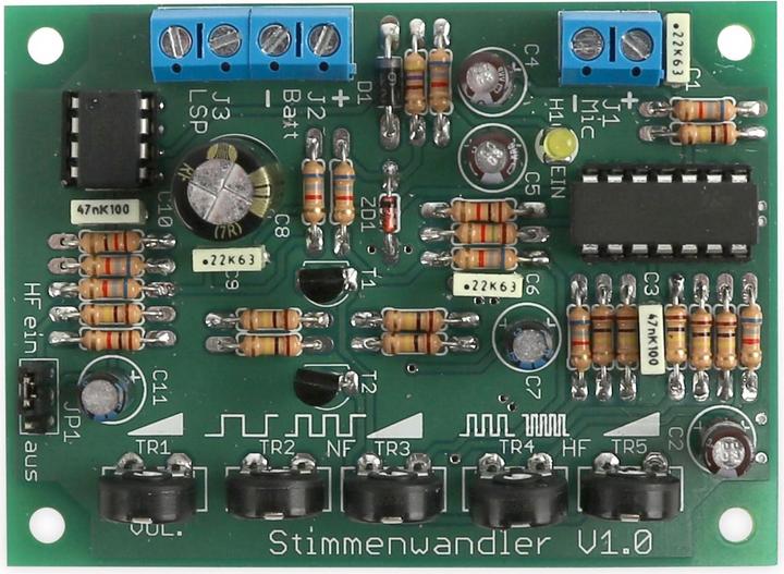 Actual product image Pollin Electronic Voice Converter Kit V1.0