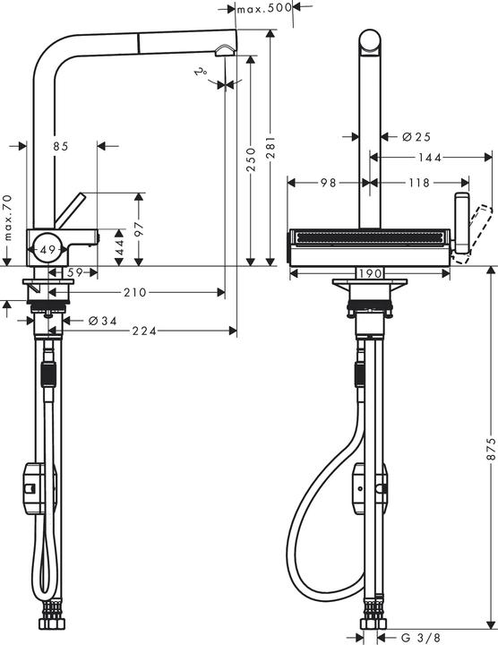 Productafbeelding hansgrohe 73836670