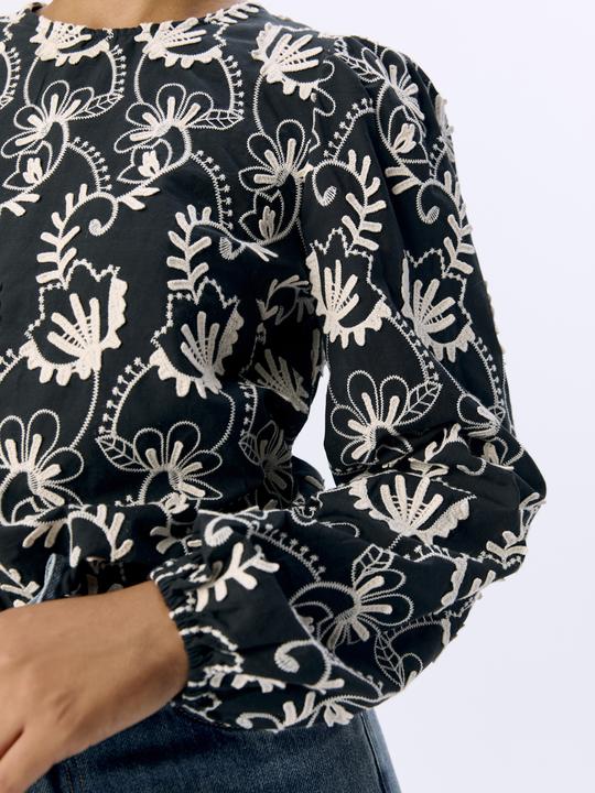 Image du produit Object Gemusterte Bluse (36)